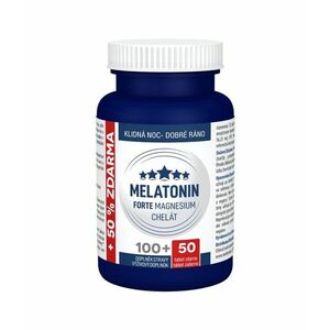Clinical Melatonin Forte Magnesium chelát 100+50 tablet zdarma obraz