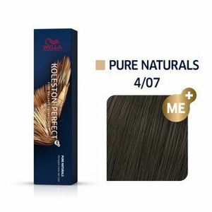 Wella Professionals Koleston Perfect Me+ Pure Naturals profesionální permanentní barva na vlasy 4/07 60 ml obraz