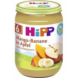 HiPP BIO Jablka s mangem a banány 190 g obraz