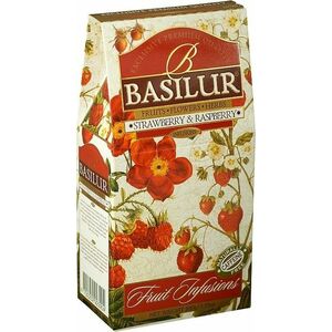Basilur Fruit Strawberry & Raspberry 100 g obraz