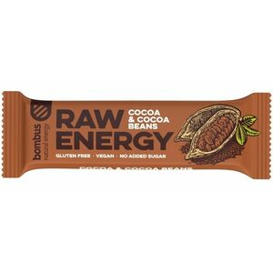 Bombus tyčinka RAW energy cocoa&cocoa beans 50 g obraz