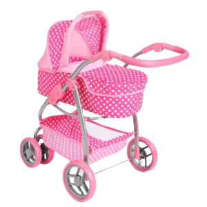 Baby Mix Multifunkční kočárek pro panenky Jasmínka světle růžový obraz