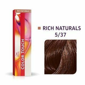 Wella Professionals Color Touch Rich Naturals profesionální demi-permanentní barva na vlasy s multi-dimenzionálním efektem 5/37 60 ml obraz