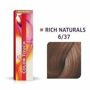 Wella Professionals Color Touch Rich Naturals profesionální demi-permanentní barva na vlasy s multi-dimenzionálním efektem 6/37 60 ml obraz