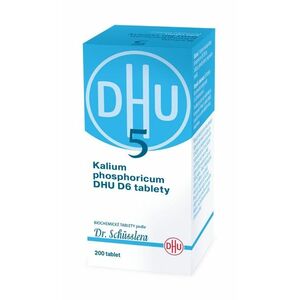 Schüsslerovy soli Kalium phosphoricum DHU D6 200 tablet obraz