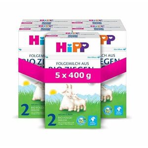 Hipp 2 BIO Kozí mléko 5x400 g obraz