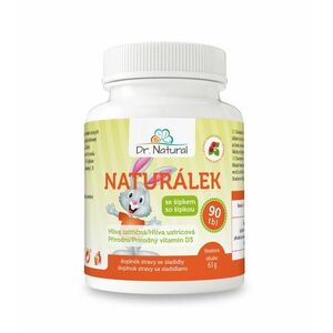 Dr. Natural Naturálek Hlíva ústřičná s vitamínem D 90 tablet obraz