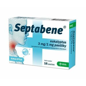 Septabene eukalyptus 3 mg/1 mg 16 pastilek obraz