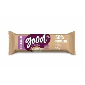 Dr. Max Protein Bar 50% Caffe Latte Collagen proteinová tyčinka 50 g obraz
