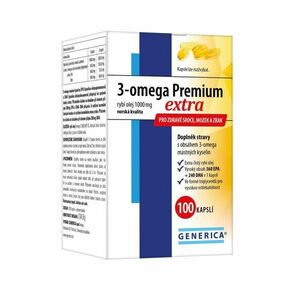 Generica 3-omega Premium extra 100 kapslí obraz