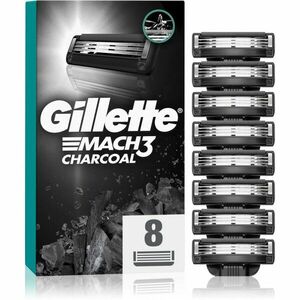 Gillette Mach3 Charcoal náhradní břity 8 ks obraz