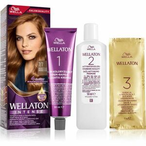 Wella Wellaton Intense permanentní barva na vlasy s arganovým olejem odstín 7/7 Deep Brown obraz