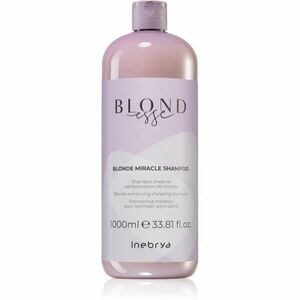 Inebrya BLONDesse Blonde Miracle Shampoo čisticí detoxikační šampon pro blond vlasy 1000 ml obraz