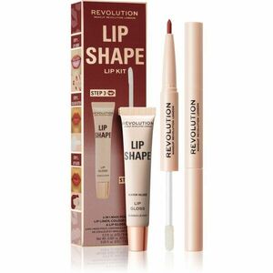 Makeup Revolution Lip Shape Kit sada na rty odstín Warm Nude 1 ks obraz