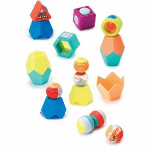 Infantino Sensory Balls, Cubes and Cups sada hraček 18 ks obraz