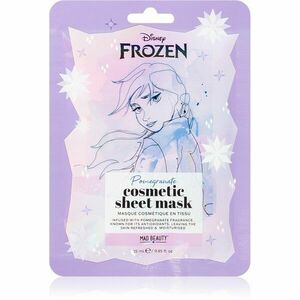Mad Beauty Frozen Anna plátýnková maska s rozjasňujícím a hydratačním účinkem 25 ml obraz