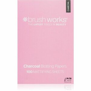 Brushworks Charcoal Blotting Papers matující papírky 100 ks obraz
