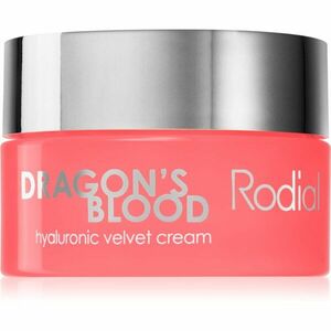 Rodial Dragon's Blood Hyaluronic Velvet Cream hydratační pleťový krém s kyselinou hyaluronovou 10 ml obraz
