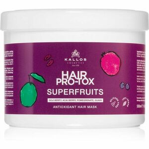 Kallos Hair Pro-Tox Superfruits regenerační maska pro unavené vlasy bez lesku 500 ml obraz