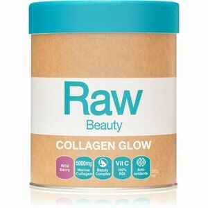 Amazonia Raw Beauty Collagen Glow prášek na přípravu nápoje s kolagenem příchuť Wild Berry 350 g obraz