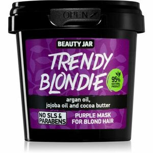 Beauty Jar Trendy Blondie přirozeně neutralizující maska pro blond vlasy 150 ml obraz