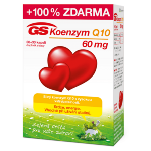 GS Koenzym Q10 60 mg 30 + 30 kapslí ZDARMA obraz