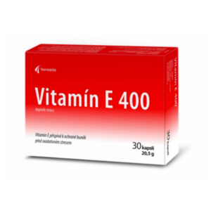 NOVENTIS Vitamín E 400 30 kapslí obraz