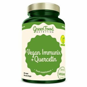 GREENFOOD NUTRITION Vegan immunix + Quercetin 60 kapslí obraz