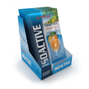 ACTIVLAB Isoactive iontový nápoj s guaranou příchuť pomeranč 20 sáčků obraz