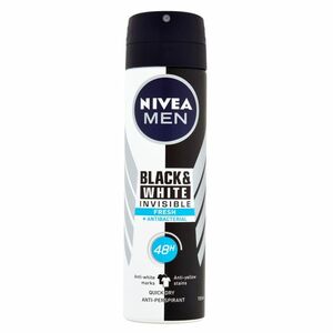 NIVEA Men Black & White Invisible Fresh Sprej antiperspirant 150 ml obraz