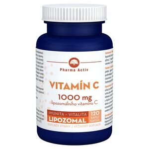 PHARMA ACTIV Lipozomal vitamín C 1000 mg 120 kapslí obraz