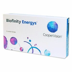 COOPERVISION Biofinity Energys měsíční 6 čoček, Počet dioptrií: -0, 75, Počet kusů v balení: 6 ks, Průměr: 14, 0, Zakřivení: 8, 6 obraz