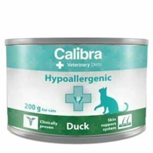 CALIBRA Veterinary Diets Hypoallergenic konzerva pro kočky Duck 200 g obraz