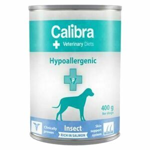 CALIBRA Vet. Diets Hypoallergenic konzerva pro psy Insect&Salmon 400 g obraz