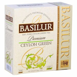BASILUR Premium ceylon green nepřebal 100 sáčků obraz