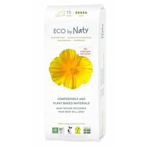 Eco Naty Dámské ECO vložky Naty - noční (10 ks) obraz
