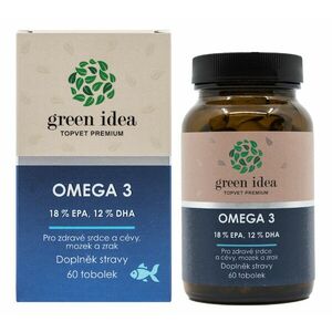TOPVET Green Idea Omega 3 - 18% EPA, 12% DHA 60 tobolek obraz