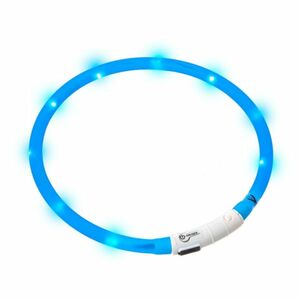 KARLIE USB Visio Light svítící obojek pro psy modrý 20-70 cm obraz