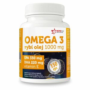 NUTRICIUS Omega 3 rybí olej 1000 mg 150 kapslí obraz