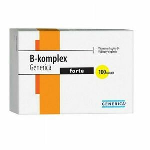 GENERICA B-komplex forte 100 tablet obraz