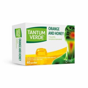 TANTUM VERDE Orange & honey 3 mg 40 pastilek obraz