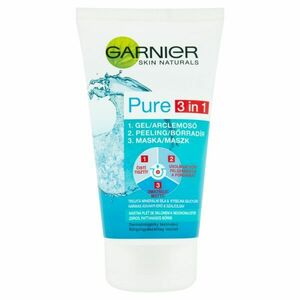 Garnier Skin Naturals Pure 3v1 gel, peeling a maska 150 ml obraz