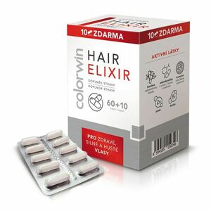 Colorwin Hair Elixir 60+10 kapslí obraz