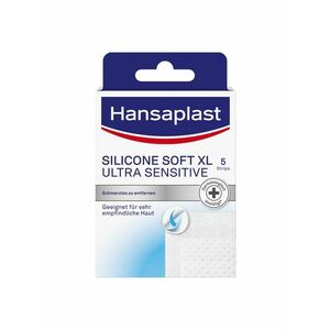 Hansaplast Silicone Soft XL ultra sensitive náplasti 5 ks obraz