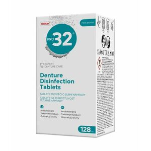 Dr. Max PRO32 Denture Disinfection Tablets 128 tablet obraz