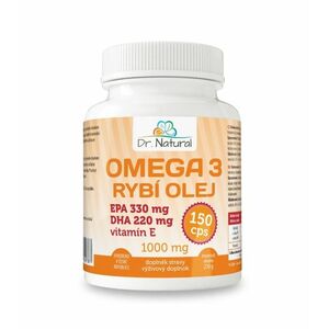 Dr. Natural Omega 3 Rybí olej 1000 mg 150 kapslí obraz