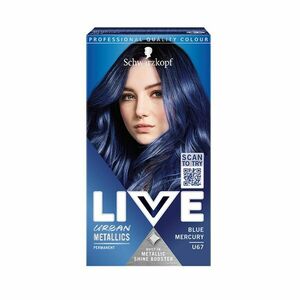 Live Urban Metallics Barva na vlasy U67 metalická modrá 60 ml obraz