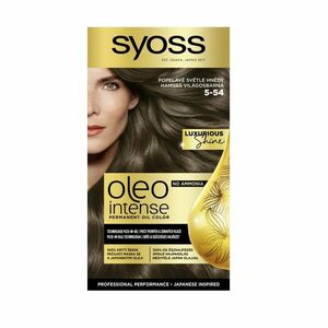 Syoss Oleo Intense Barva na vlasy 5-54 popelavě světlě hnědá 50 ml obraz