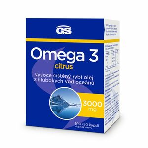 GS Omega 3 Citrus 100+50 kapslí obraz