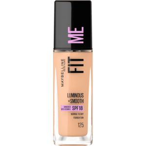 Maybelline New York Fit me Luminous + Smooth 125 Nude Beige make-up, 30 ml obraz